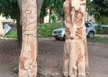 Lanna-thailand And Nagaland Wood Craving Exchange Workshop