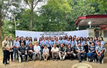 LANNA-THAILAND AND NAGALAND WOOD CRAVING EXCHANGE WORKSHOP